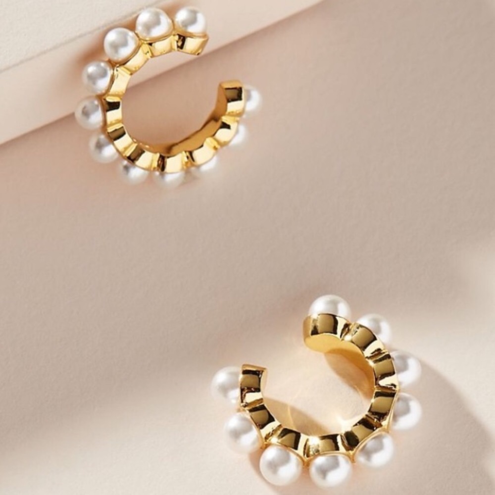 Clasina Pearl Ear Cuff Set!